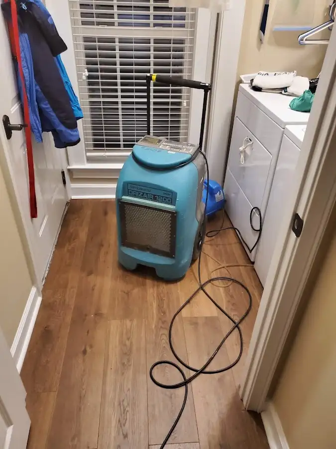 Commercial dehumidifier deployed for Flood Damage Cleanup in Mehlville